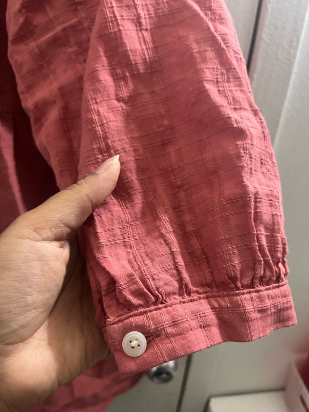 Banana Republic Brick Red Peasant Tunic dress - Picture 5 of 5